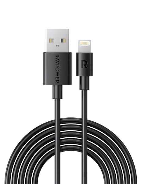 RAVPower USB A-Lightning Cable 1m TPE Black - RP-CB1014