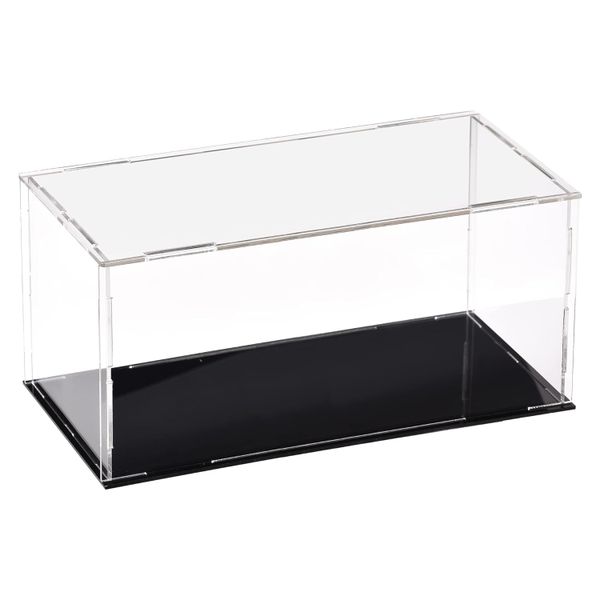 Decor Acrylic Clear Display Case Protection Showcase Box - 40cm