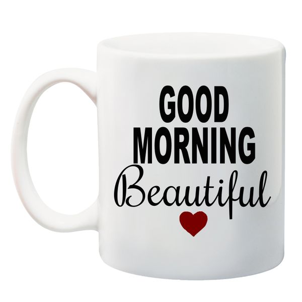 Qtees Africa - Good Morning Beautiful mug