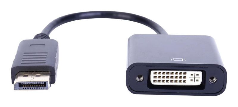 Multicomp Pro (PS000249) Audio Adapter, DisplayPort Plug, DVI-I Receptacle