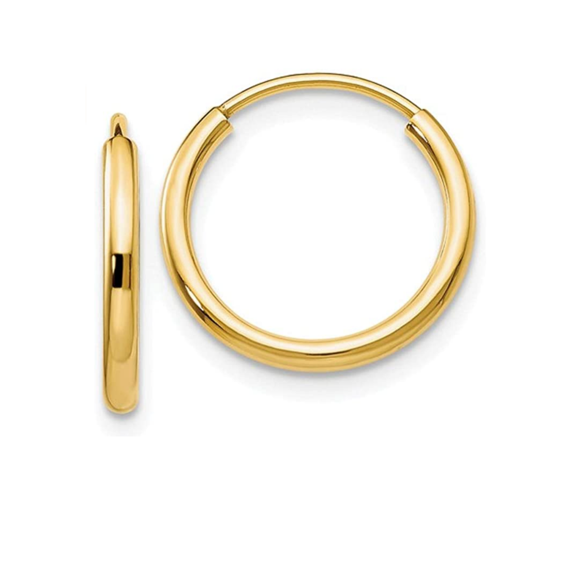 Gold classic hoop earrings | Shop Today. Get it Tomorrow! | takealot.com