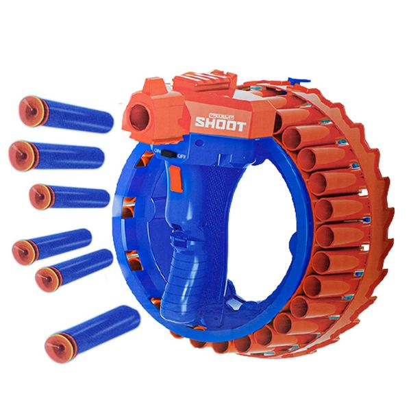 Automatic Rapid Fire Toy Gun with Soft Bullets