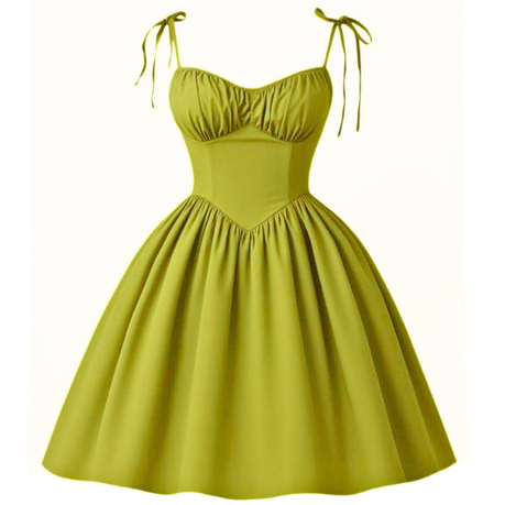 Missy Missi Ladies Sweetheart Corset Dress Midi Bouffant Image