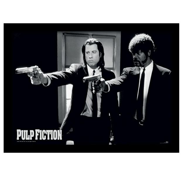 Pulp Fiction (Guns) Framed Collector Print 40cm x 30cm