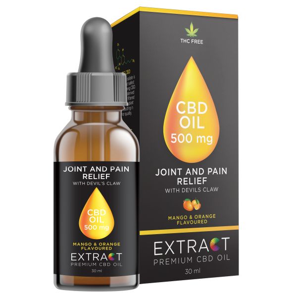Extract 500mg Premium CBD Oil - Joint and Pain - 30ml