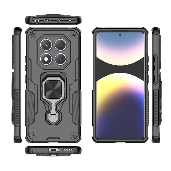 With Magnetic Ring Holder Phone Case Compatible With Redmi Note 14 Pro Plus