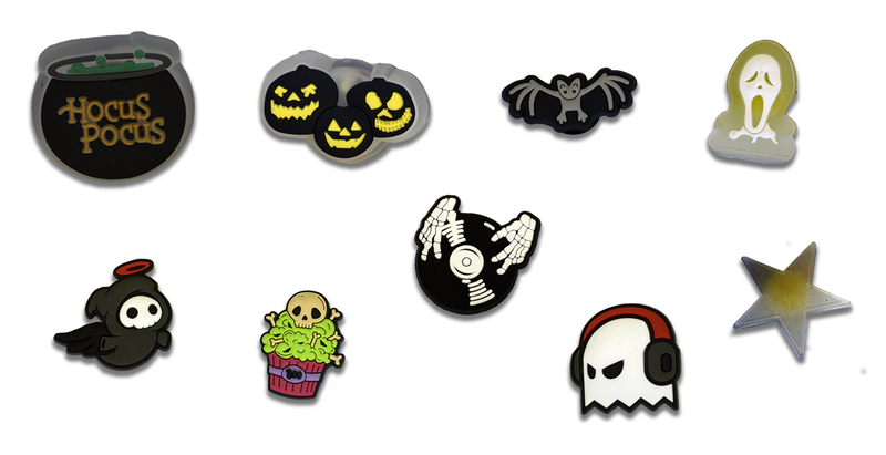 Alternative Halloween Bundle Shoe Charms