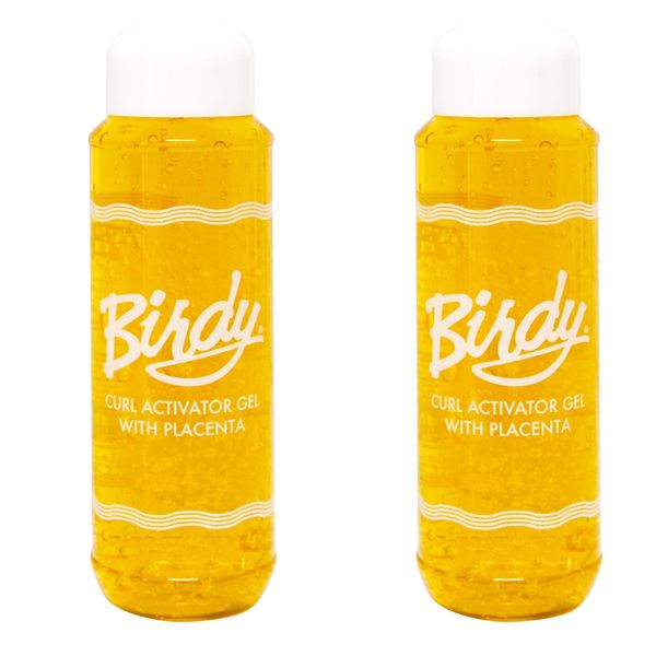 Birdy Curl Activator Gel with Placenta - Gold 500ml Pack of 2