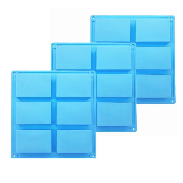 3 Pack Food-grade Silicone Chocolate Mold, Soap Molds, Baking Mould