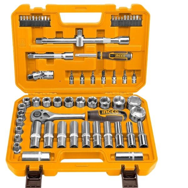 Ingco - 62 Piece 1/2 socket set