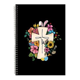 Faith A4 Notebook Pad for Men Women with Christian Easter Graphic Words ...