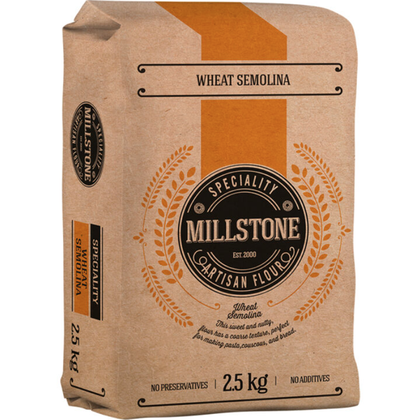 Semolina Wheat Flour Millstone Stone Ground Flours | Italian Pizza &amp; Pasta