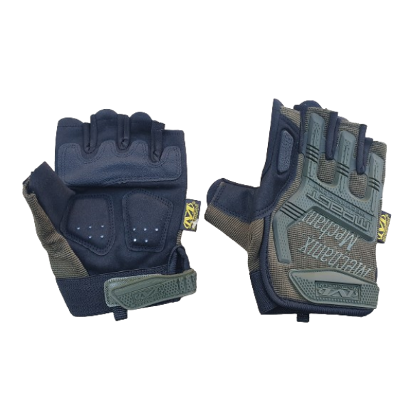Finger Gloves - Green &amp;Black image