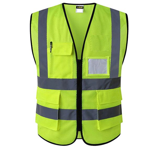 DIY Safety Reflective Vest Neon High Visibility One Size Medium