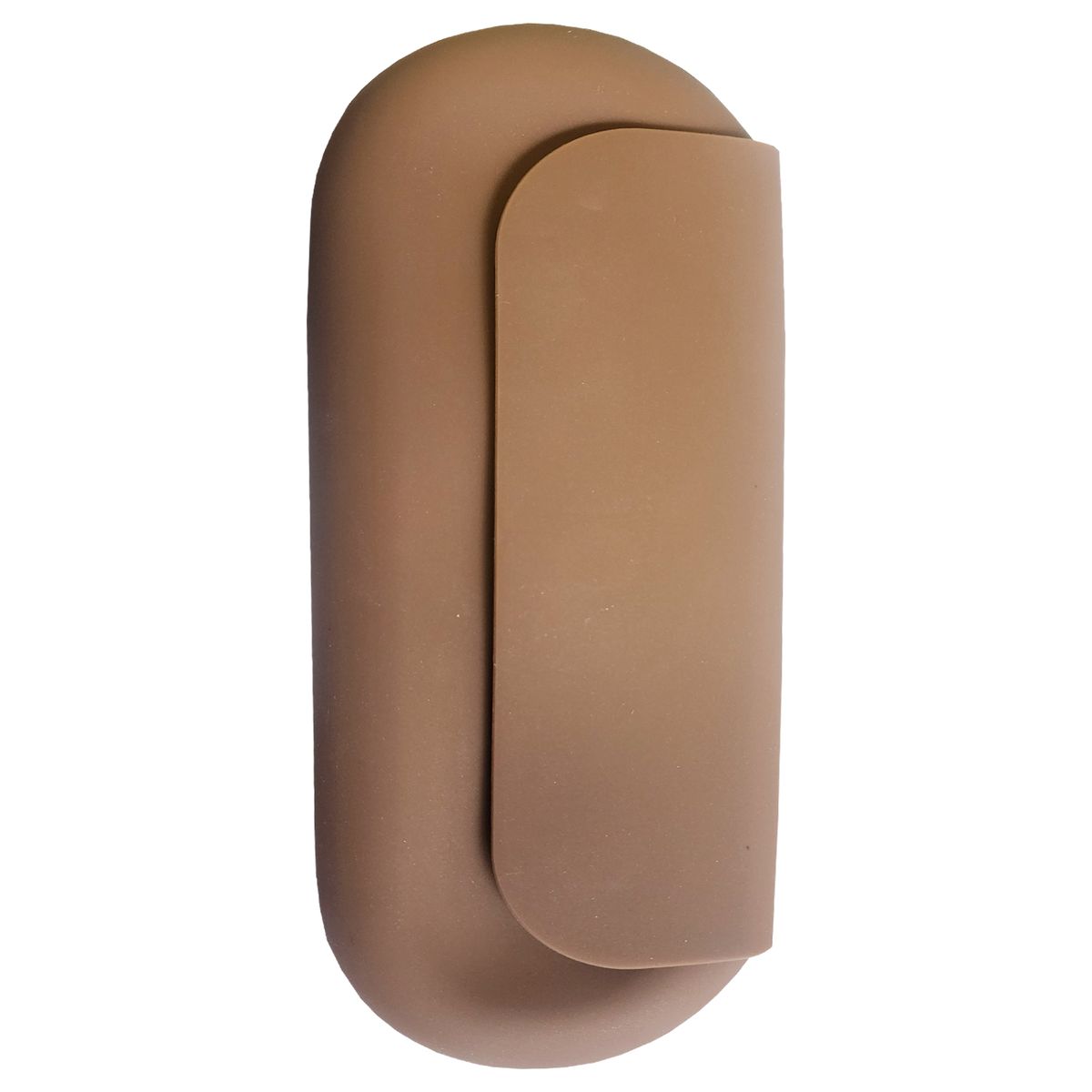 Silicone Makeup Brush Holder Travel Case Cosmetic Pouch_Coffee Colour