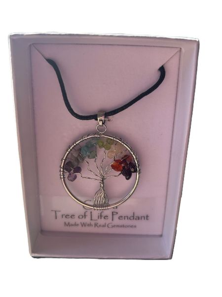 Tree of Life Chakra Gemstone necklace