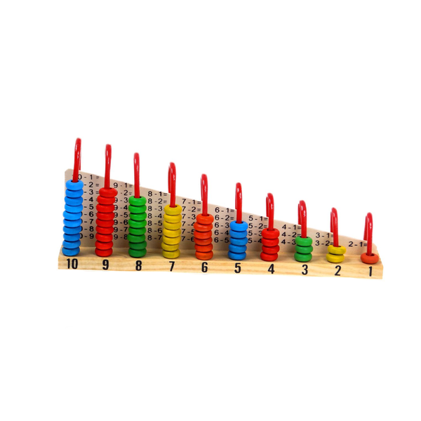 Children Learning Addition and Subtract Abacus Calculation Shelf Toy