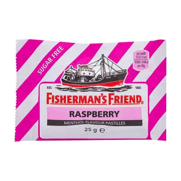 Fisherman's Friend - Raspberry Striped Lozenges - 1 x 25g