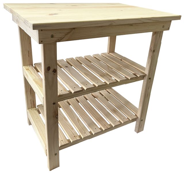Timberoots Wooden Bench 0.600 x 1.200 (RAW)