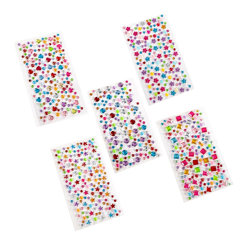 Bigfive 5 Sheets Self-Adhesive Craft Jewels And Gems Stickers, Shop Today.  Get it Tomorrow!