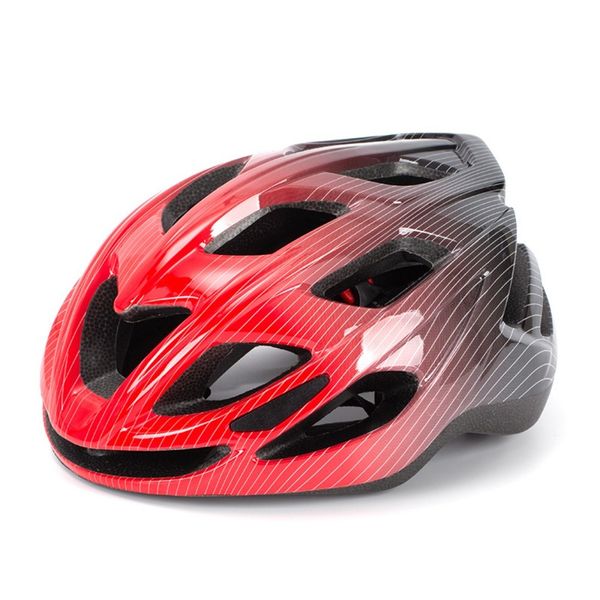 Kids Cycling Helmet 19 Vents PC+EPS Integrally Molded 54-58cm Gradient Red