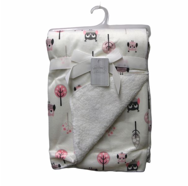Baby Blanket - "Fancy Owl
