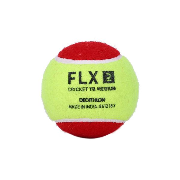 FLX Cricket Tennis Ball Tb Medium Yellow - Red