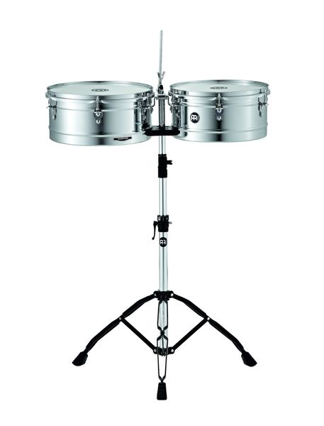 MEINL Percussion Headliner Series Timbales 13" &amp; 14" - Chrome