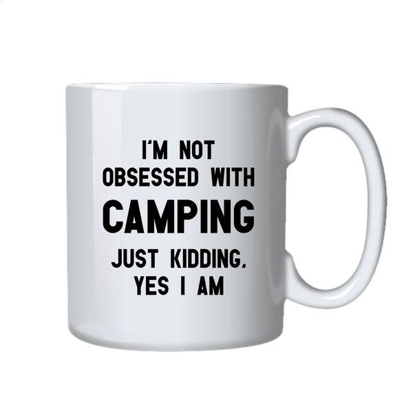 Camping Coffee Mug - For a Camper, Make a Great Gift for Birthday Christmas