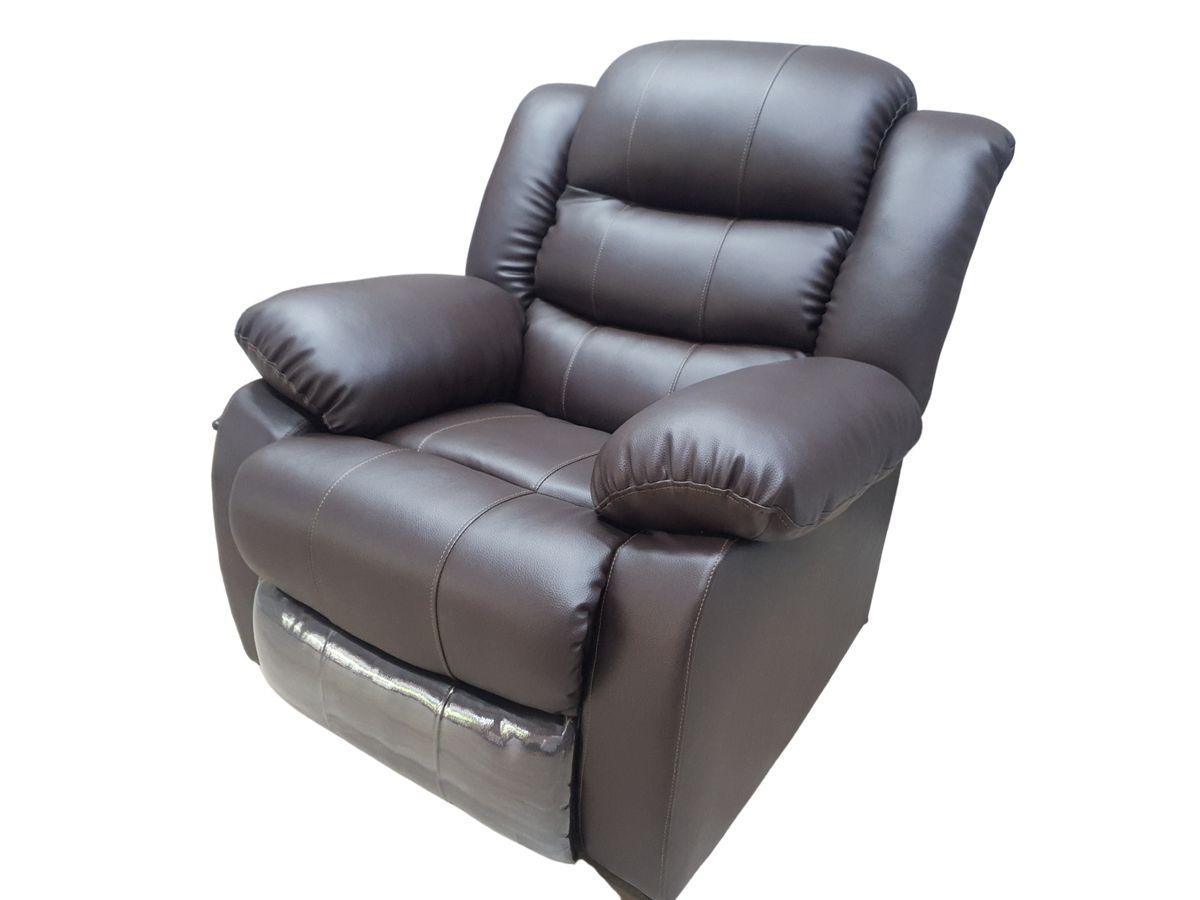 Brown Electric Euro Leather Recliner Chair Sofa | Shop Today. Get it