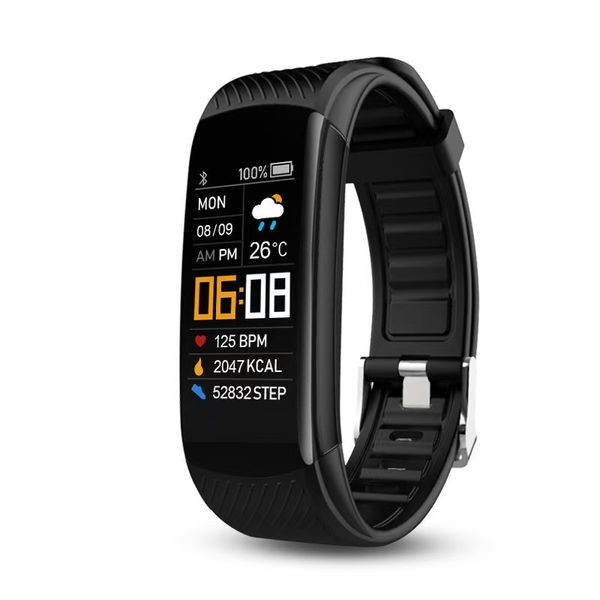 Fitness Tracker Indoor and Outdoor Tracking Sports Watch Black