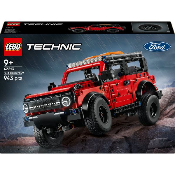 LEGO® Technic Ford Bronco® SUV Model Car Kit, STEM Building Set 42213