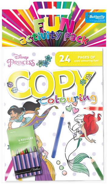 DISNEY PRINCESS - HANGING COLOURING PACK