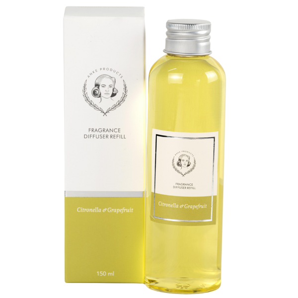 Anke Products - Citronella Grapefruit Wooden Top Diffuser Refill Bottle