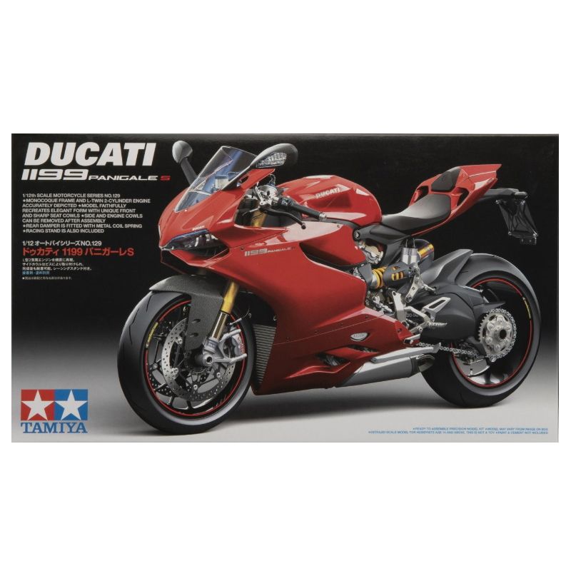 Tamiya 1/12 Ducati 1199 Panigale S Motorcycle Plastic Model Kit Shop