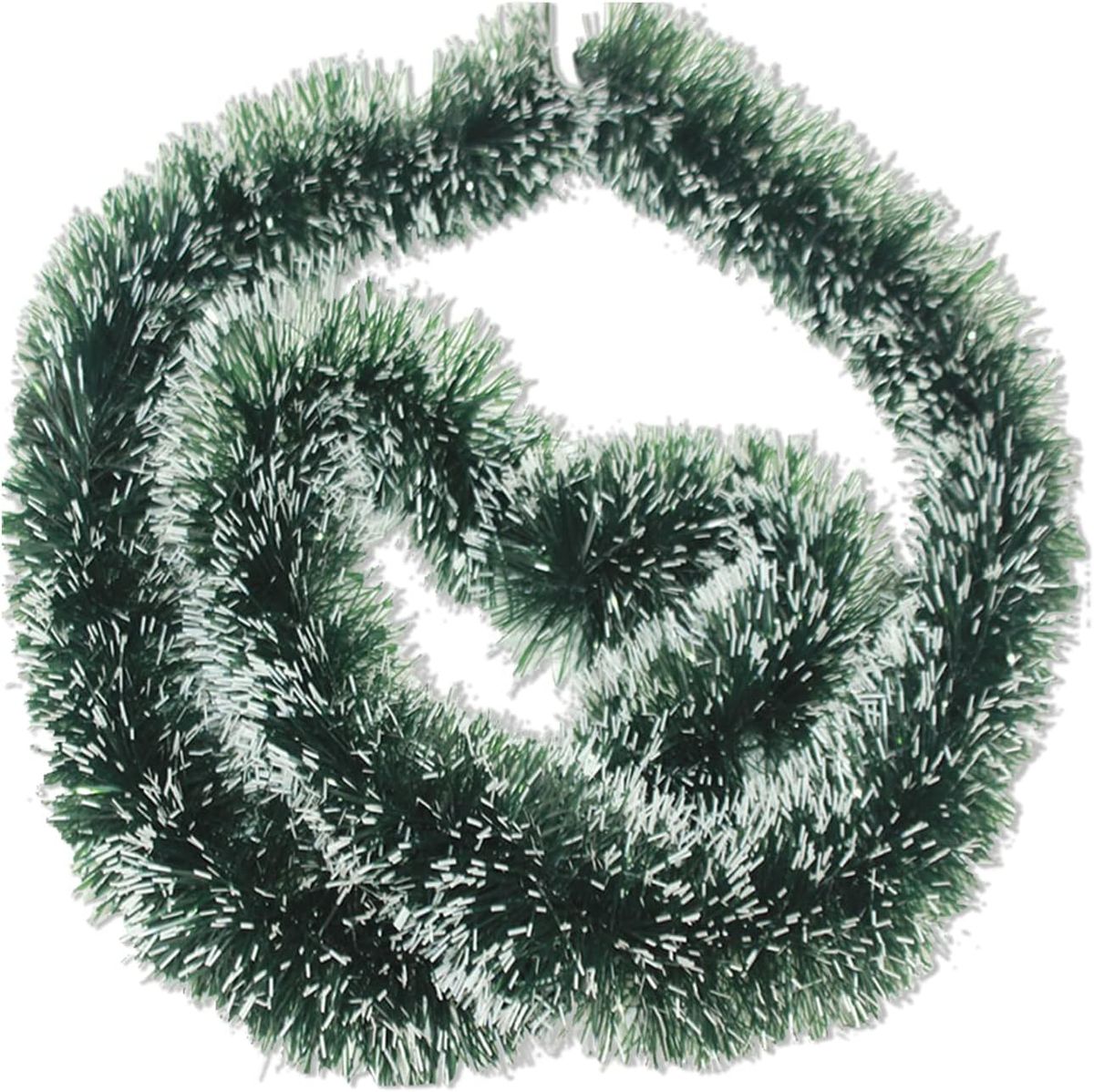 Christmas Tinsel Decorations- Green