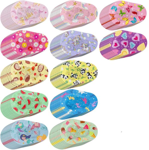 60 Piece Kids Eye Cotton Eye Patch Fabric Breathable For PediatricAmblyopia