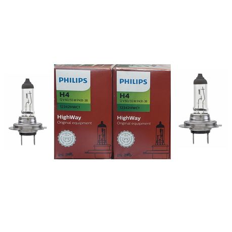 Philips 12342BVB1 - H4 12342 BV 12V 60/55W B1 12V 60/55