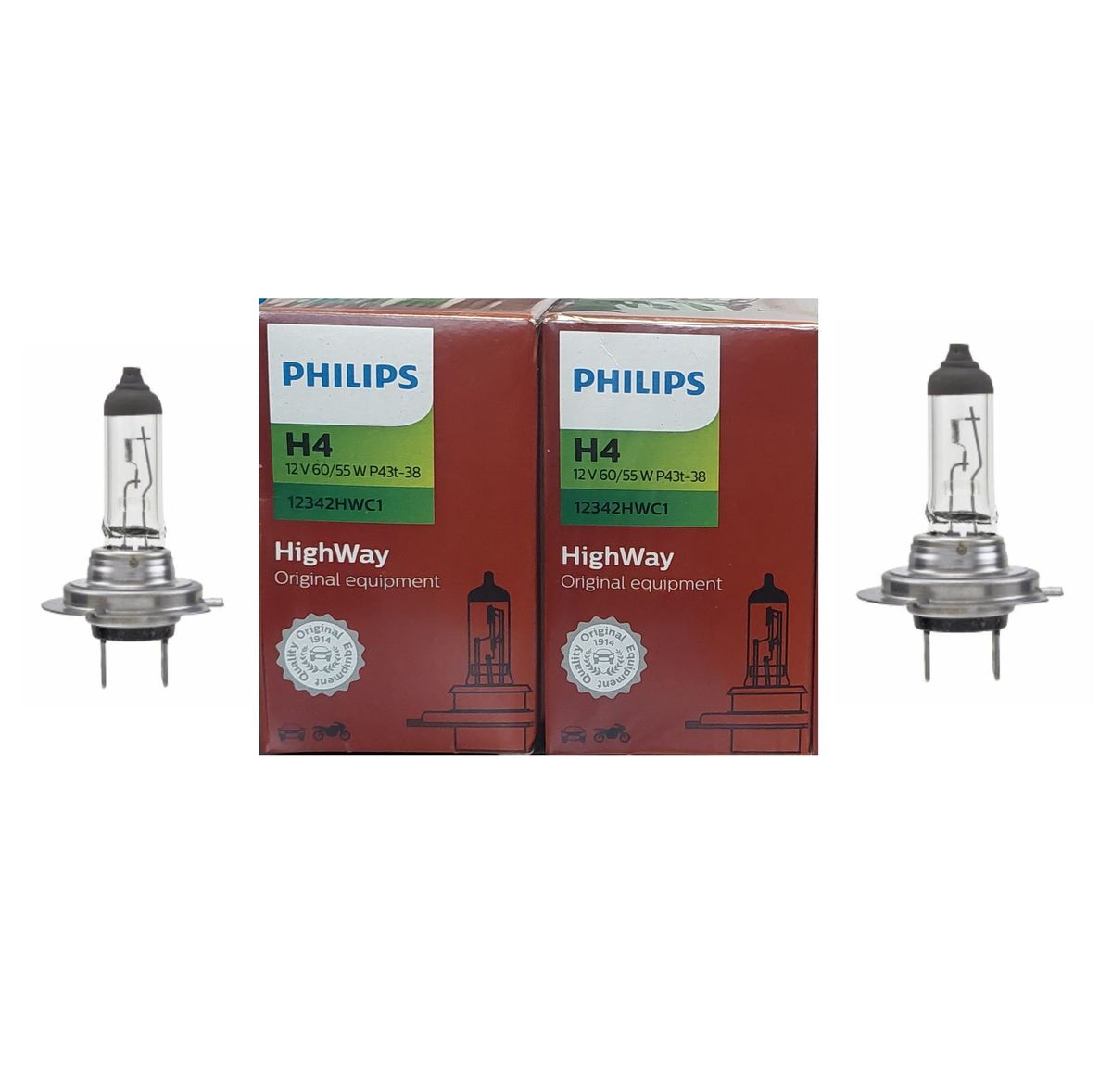 Philips H4 Highway Globe (each)