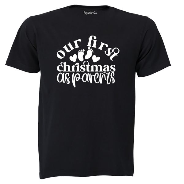 First Christmas as Parents - Adults - T-Shirt