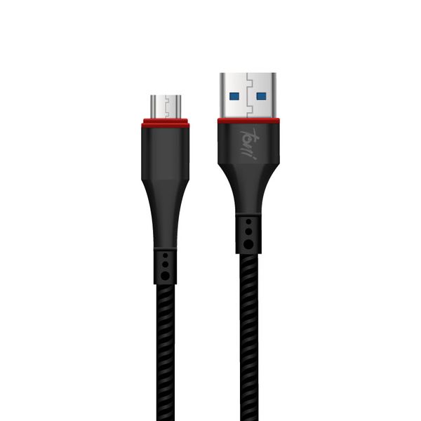 Toni Braided Micro USB 1.2m Charge &amp; Sync Cable - Black