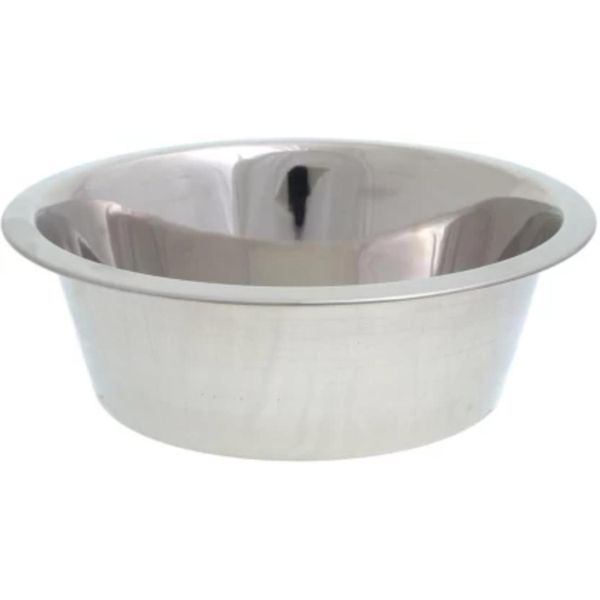 Optipet Stainless Steel Standard Deep Feeding Bowl 8L - Dog &amp; Cat