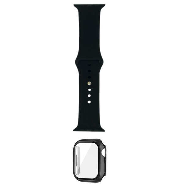 TPUC Silicon Band and Hard Case Screen Protector(series 7 45mm)