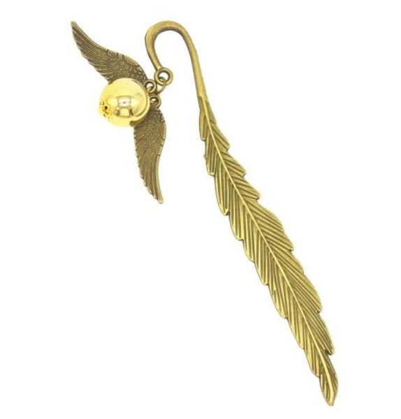 Bronze Color Golden Snitch Bookmark for Harry Potter Fans