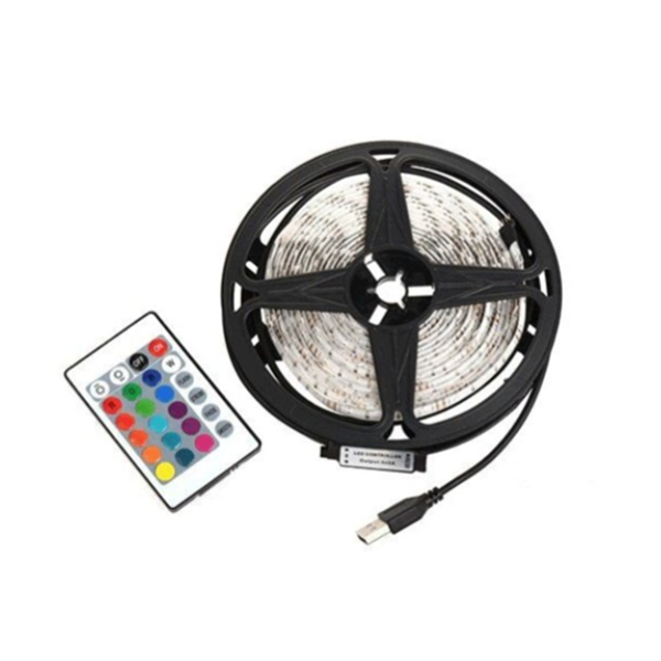 FOYU RGB 5M USB Powered 4 Models with 16 Colors LED Strip