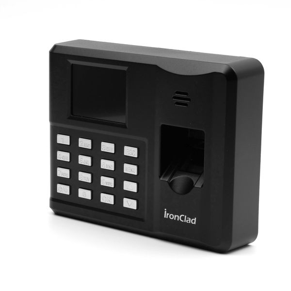 IronClad Fingerprint Time Attendance Machine with Backup Battery