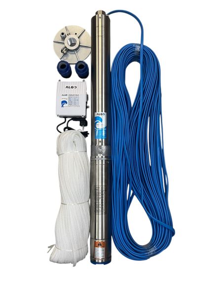Algo 1.10kW 100m Submersible Borehole Pump Combo Kit