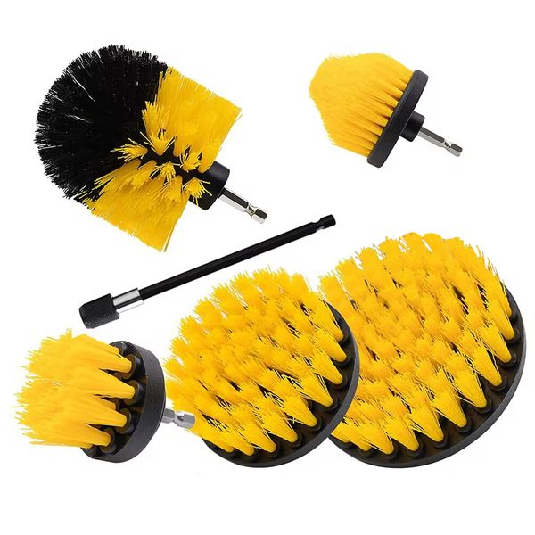 Set of 5 Cleaning Brushes, with Adapter 1 for Drill or Self-Tapping