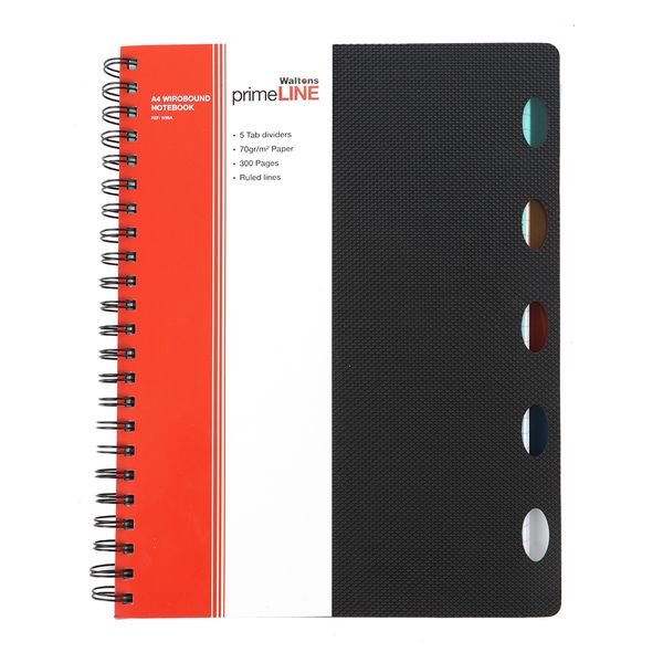 Primeline Wiro Project Book A4 300 Pages