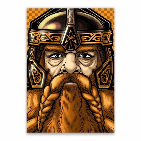 Gimli Portrait Poster - A1